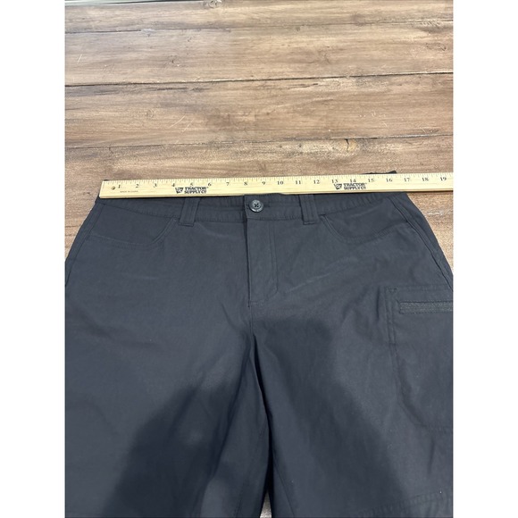Eddie Bauer Black Flat Front Shorts Trail Hiking Women's Size 10 - Picture 6 of 10